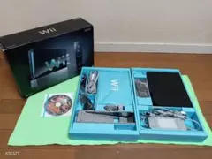 Nintendo Wii 本体 ブラック RVL-001 箱　おまけソフト付き