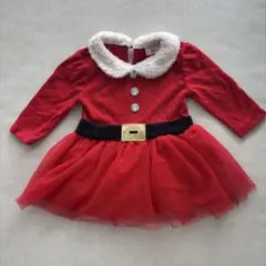 サンタ風コスチューム 80サイズ