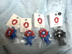 大阪関西万博 立体PVC ミャクミャク マスコット キーホルダー 4点セット