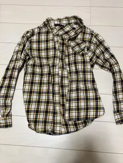 チャオパニック　チェック柄ネルシャツ