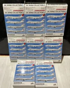 JAL ウイングコレクション 1/500 スケールモデル 全8種フルコンプ