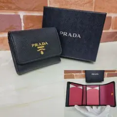 現行モデル 美品PRADA☆鑑定済☆サフィアーノ1MH043 プラダ財布