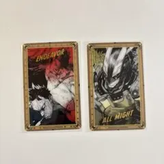 ヒロアカ原画展 箔押しクリアカードコレクション エンデヴァー オールマイト