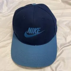 90sNike ベースボールキャップ ネイビー/ブルー 台湾製