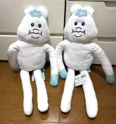 【新品・タグ付】んぽちゃむ　手足ロングBIGぬいぐるみ　んぽちゃむ２体セット