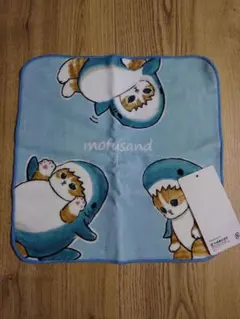 【新品タグ付き】mofusand サメにゃん ミニタオル 25×25cmのサムネイル