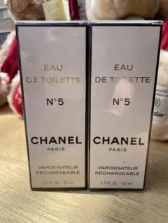 新品CHANEL Eau de Toilette No.5 50ml 2本セット