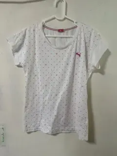 PUMA ドット柄 半袖Tシャツ