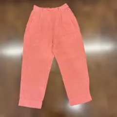 エストネーション 麻100% カジュアルパンツ ワイドパンツ