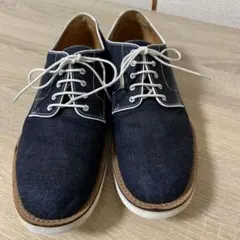 おすすめ品 おしゃれ 希少人気REGALデニムサドルシューズ(26cm)美品かな