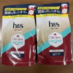 h&s for men オールドスパイス ピュアスポーツの香り　詰め替え2個のサムネイル