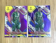 エミリアーノ・マルティネス　topps finest UCC シリアル2枚