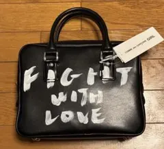 8/18取り消し　確実正規　コムデギャルソンガール　ペイントバッグ新品 コムデギャルソン ガール メッセージ・ペイントバッグ