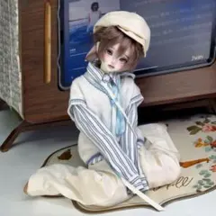 MDD 1/4 BJD ドール服ネイビー 5点セット MSD SDMベストシャツ - メルカリ