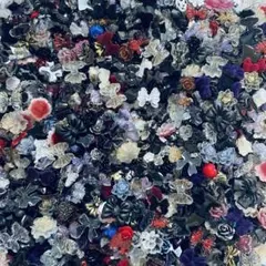 【100個】数十種類　ネイルパーツ　素材mix まとめ売り　デコパーツ　地雷系