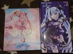 桜ミク 桜ドレス 初音ミクTrio-Try-iT 雪ミク クロミ フィギュア