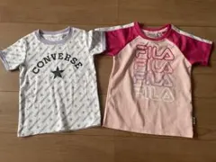 スポーツTシャツ2点セット　フィラ　　コンバース110.120