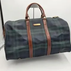 ポロラルフローレン ボストンバッグ 大容量 PVCレザー 2wayショルダー