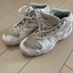 ASICS アシックスバスケットボールシューズ ホワイト　22センチ　バッシュ