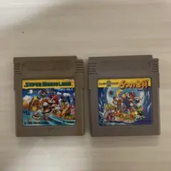 ゲームボーイソフト スーパーマリオランドとスーパーマリオランド2 6つの金貨