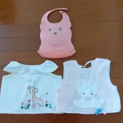 ベビー用品　食事用　エプロン　3点