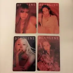 BLACKPINK トレカ　ロゼ　リサ　ジス　ジェニ　4枚セット