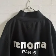 renoma PARIS ハーフジップ 半袖シャツ ブラック - メルカリ