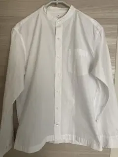 無印良品　スタンドカラーシャツ　Mサイズ