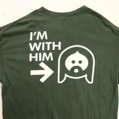 GILDAN Tシャツ イエスキリスト　アイコン　メッセージ　グリーン系