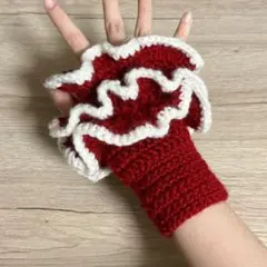かぎ針編みのハンドウォーマー/アームウォーマー/アームカバー