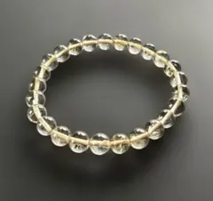【天然石】ルチルクォーツ ブレスレット 約8mm 金運 仕事運