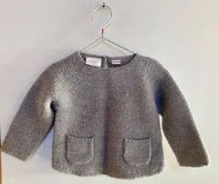ZARA ベビー ニット12-18ヶ月 グレー