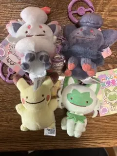 メタモン へんしん マスコット 3種セット ヒスイゾロア ミュウ メッソン メタモン へんしん マスコット 3種セット ヒスイゾロア ミュウ