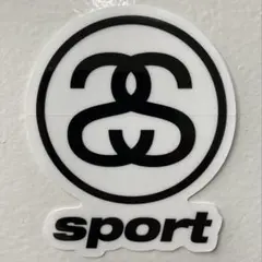 STUSSYステッカーシール黒sport非売品ノベルティ希少のサムネイル