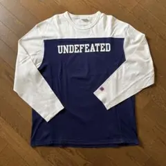 UNDEFEATED ホワイト ブルー 長袖カットソー Mのサムネイル