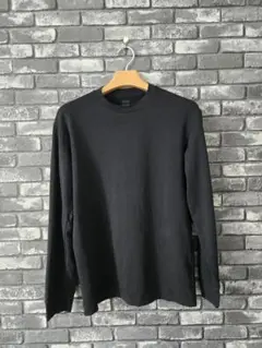 【美品】ユニクロ ヒートテック U 長袖Tシャツ Lサイズ ブラック