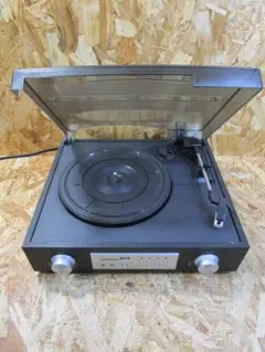 レコードプレイヤー（スピーカー内蔵）動作確認済