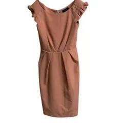 LIMITLESS LUXURY 【XS】タイトドレス ピンクベージュ