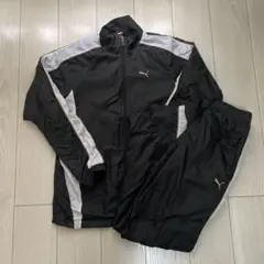 PUMA ジャージセット ブラック/ホワイト