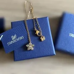 ☆swarovski スワロフスキー ネックレス ミッキーマウス トリコロール 