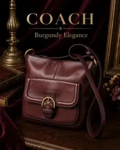 COACH バーガンディ レザーショルダーバッグ限界までの値下げです 2026年最新】コーチバーガンディの人気アイテム - メルカリ
