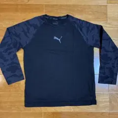PUMA 長袖カットソー　黒　140センチ