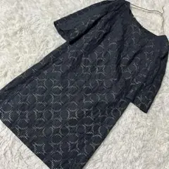 完売品✨️ グレースコンチネンタル 星柄 総レース ワンピース 黒
