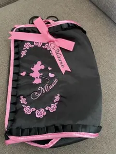 【美品】ディズニー ミニー 車用ティッシュケース カバー ナポレックス 黒ピンク