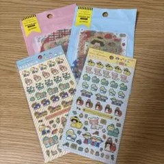mizutama×サンリオキャラクターズ キラふちシール ステッカーセット 4種