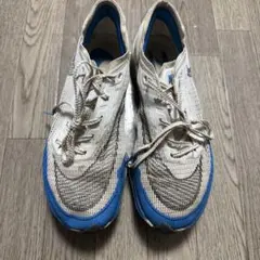 NIKE ヴェイパーフライ2 ホワイト　ブルー　25cm