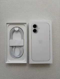 Apple iPhone 17 ホワイト 空箱　充電ケーブル付き