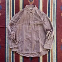 ト*キ様 希少 90s Dickies 千鳥格子 ボタンダウンシャツ L レトロ