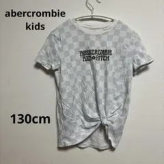 一点限り✨abercrombie kids 【１３０】チェック柄 Tシャツ