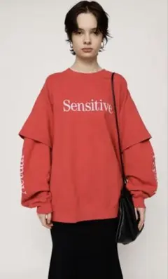 SLY TUCK S/L LOGO SW タック ロゴ スウェット トレーナー